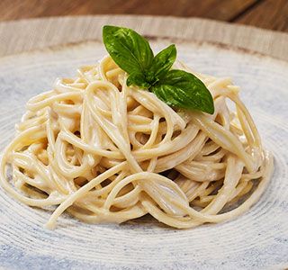 Receita Macarrão Rico em Proteína ao Molho Branco
