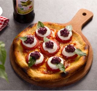 Receita Pizza caprese