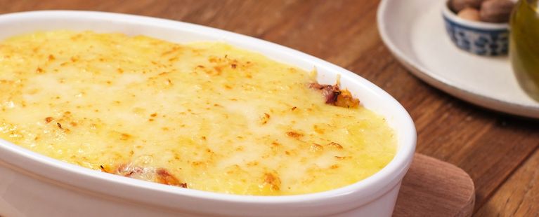 Escondidinho de Macarrão Gratinado