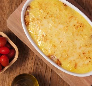 Receita Escondidinho de Macarrão Gratinado