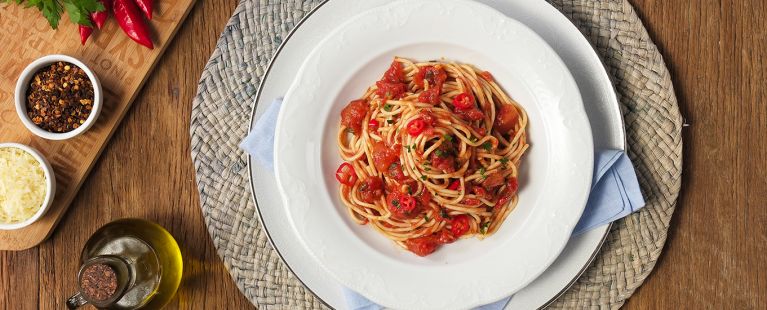 Spaghetti all'Arrabbiata