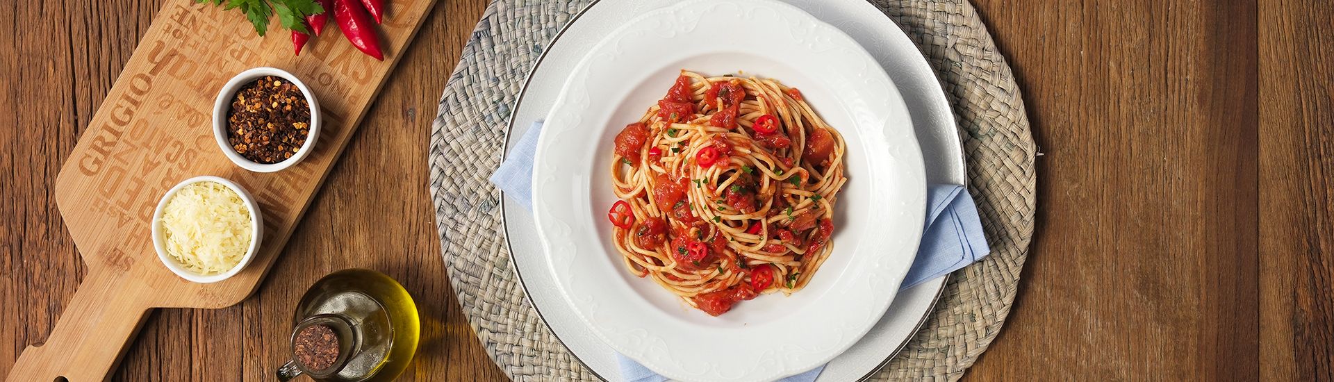 Spaghetti all'Arrabbiata