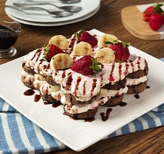 Receita Torta de Banana Split