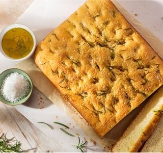 Receita Focaccia com alecrim