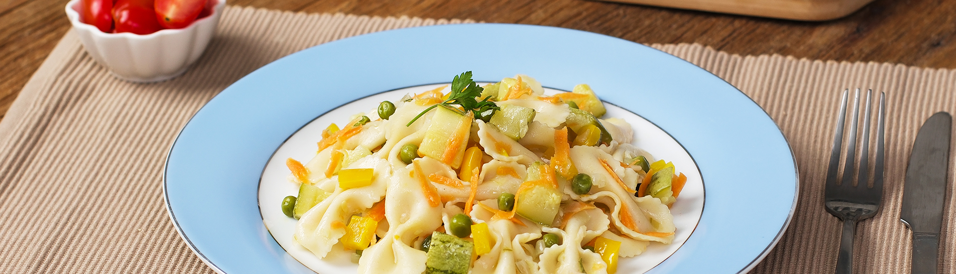 Macarrão Primavera Em Uma Panela Só