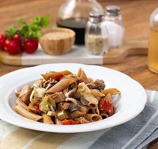 Receita Macarrão Pena ao Molho Oriental