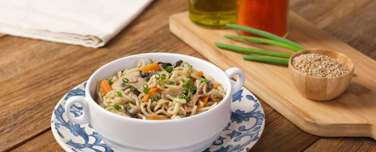 Macarrão com Toque Especial Indiano