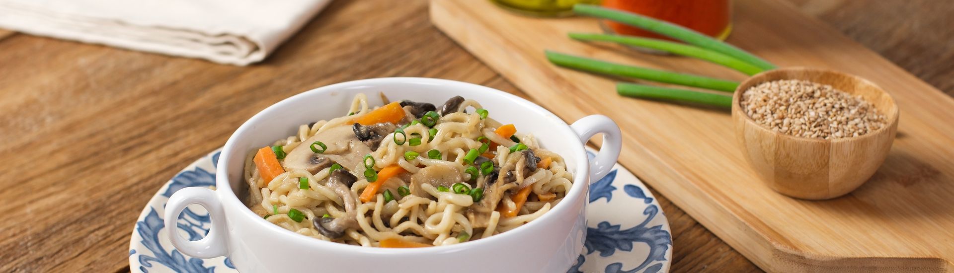 Macarrão com Toque Especial Indiano