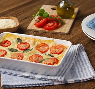 Receita Lasanha Caprese