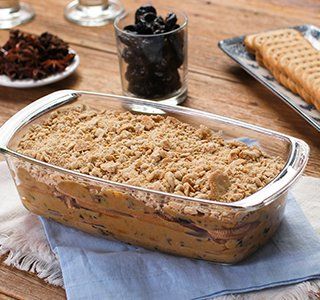 Receita Pavê de Doce de Leite com Ameixa