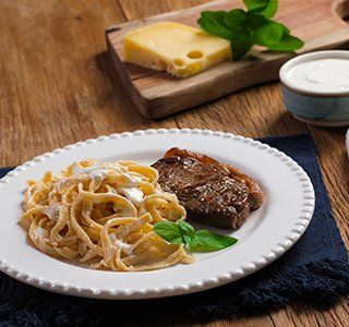 Receita Tagliatelle aos Três Leites com Carne