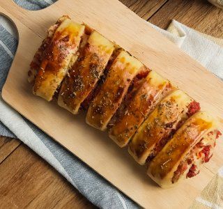 Receita Pão Caseiro Recheado