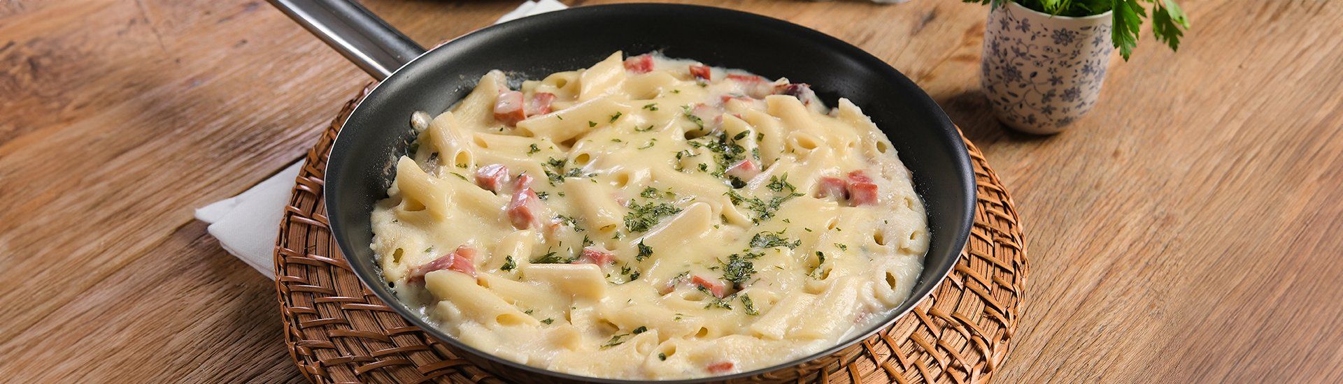 Penne ao Molho de Batata