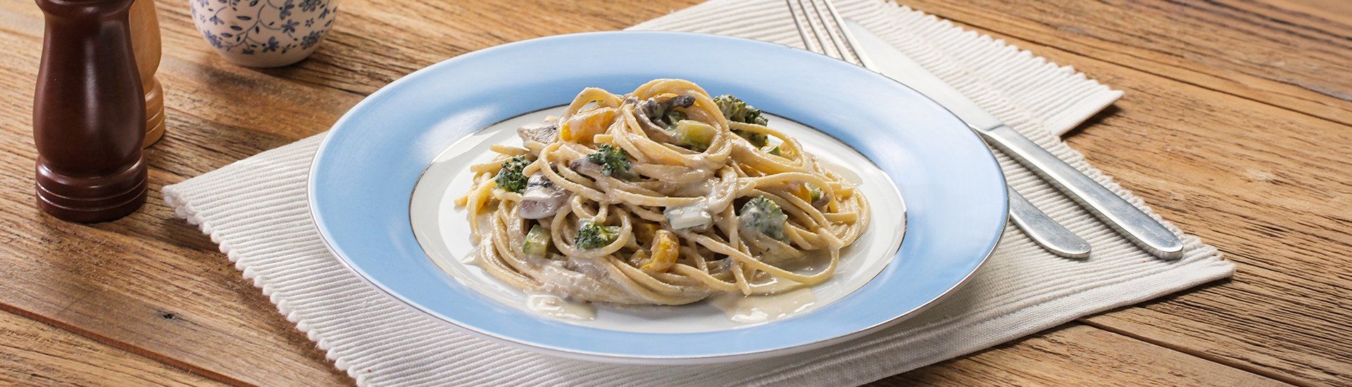 Spaghetti Cremoso à Primavera