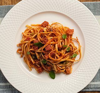 Receita Linguine Alla Matriciana