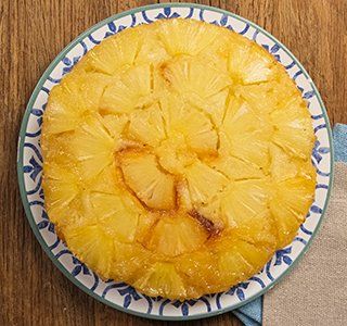 Receita Bolo Invertido de Abacaxi