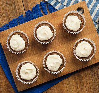 Receita Cupcake de Cenoura com Cobertura de Cream Cheese