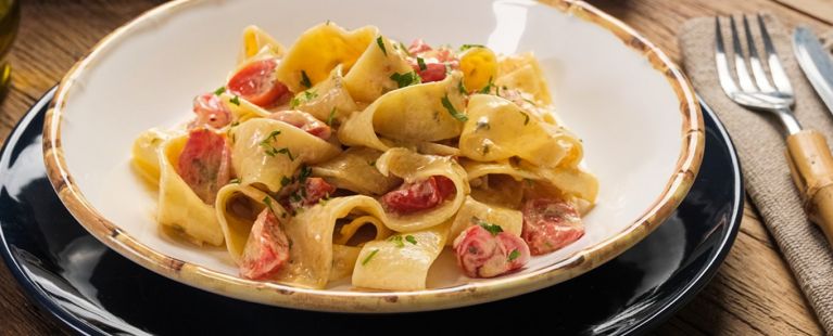 Pappardelle ao Alho e Tomate