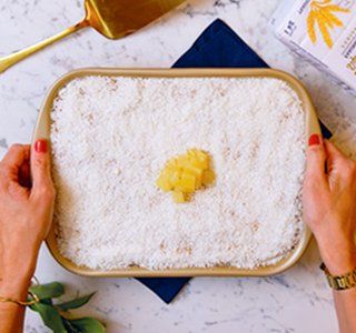 Receita Bolo Gelado de Abacaxi com Coco