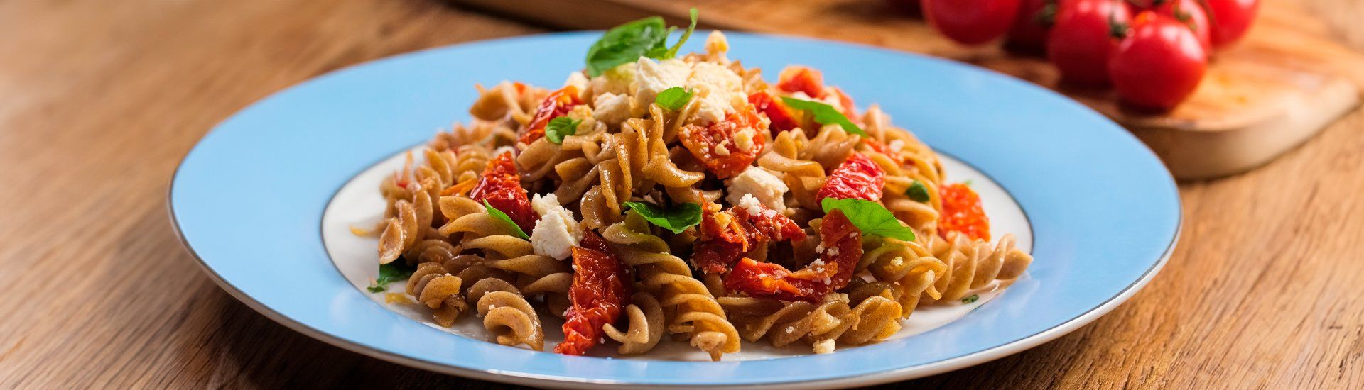 Fusilli com Ricota e Tomate Seco