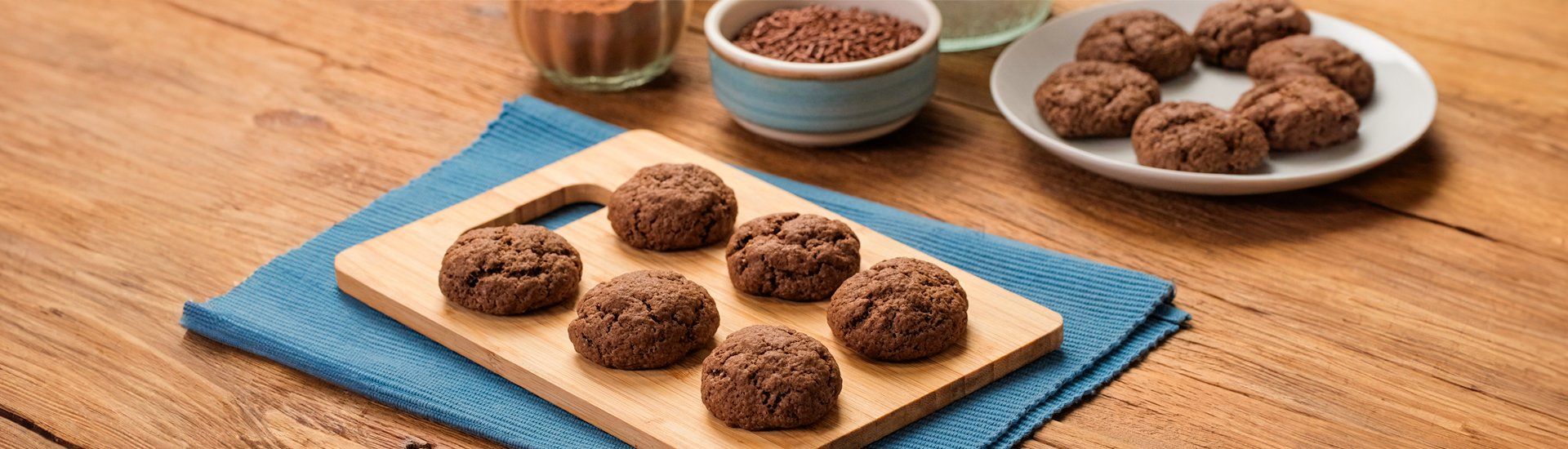 Cookies Rápidos de Mistura Pronta para Bolo