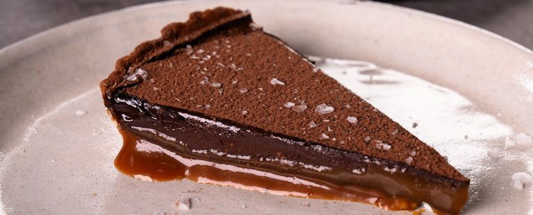Torta de Chocolate com Caramelo Cremoso