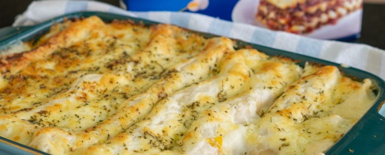 Lasanha Cremosa de Palmito com Massa Renata Com Ovos