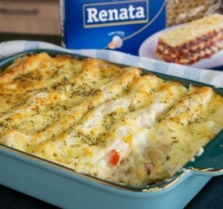 Receita Lasanha Cremosa de Palmito com Massa Renata Com Ovos
