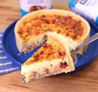 Receita Quiche Lorraine de Queijo e Bacon
