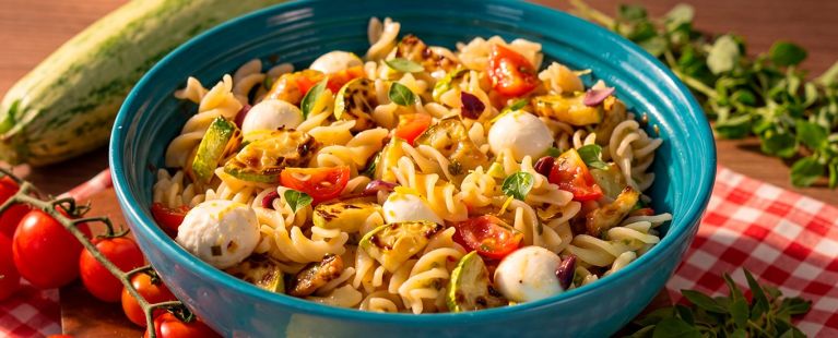 Salada Fria de Macarrão Sem Glúten