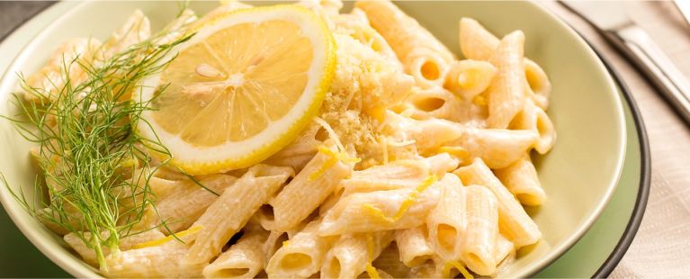 Imagem Macarrão com molho de limão siciliano